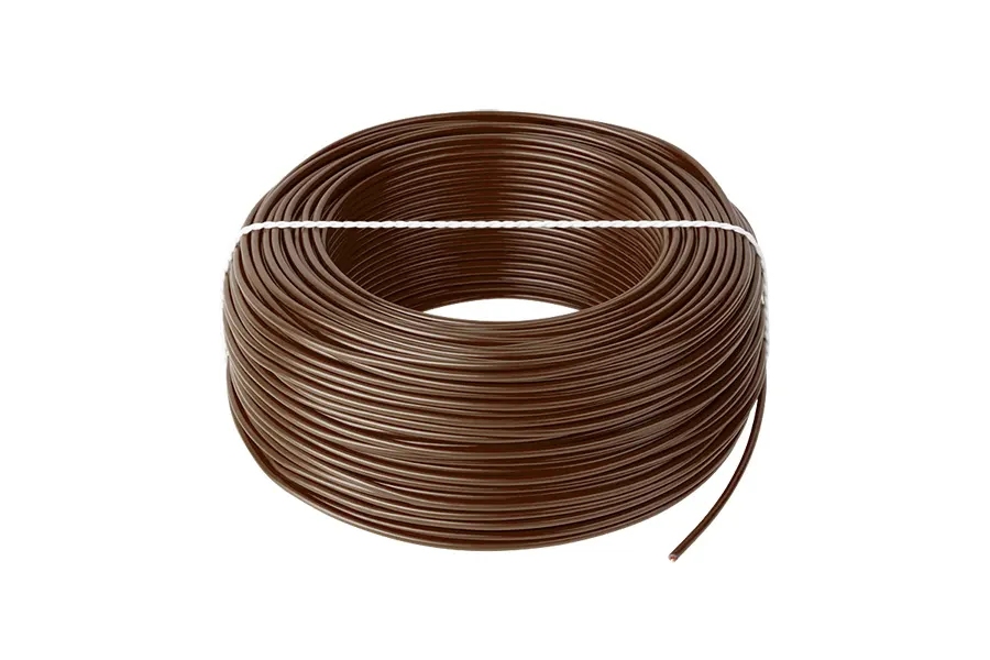 KAB0843 1 eres réz áramkábel, barna színű 1x0,5mm2