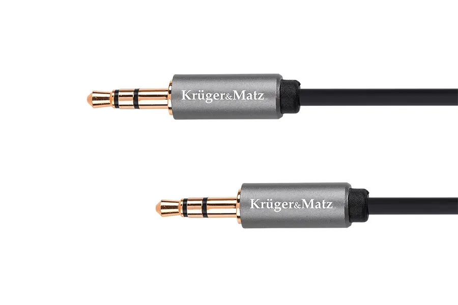 KM1228 Krüger&Matz 3,5mm jack dugó - dugó kábel 3m