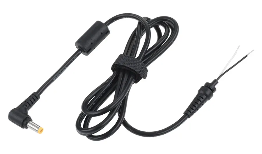 KOM0263 Laptop DC kábel 5,5x2,5mm pipa csatlakozóval