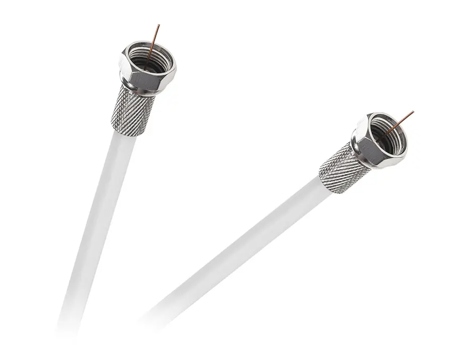KPO2288-5 Antenna kábel, F dugó - F dugó, fekete, 5m