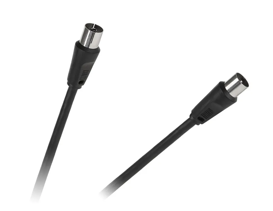 KPO2735A-5  RF kábel, fekete színű (koax dugó - koax aljzat), 5m