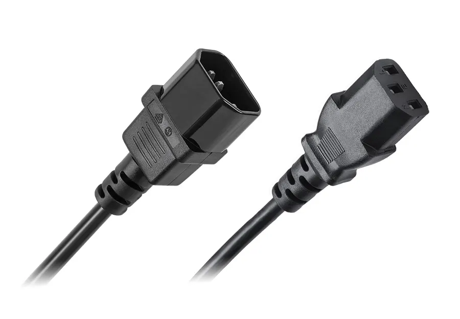 KPO2770-1,8 Számítógép tápkábel hosszabbító, dugó - aljzat, 3pin földelt, 1,8m