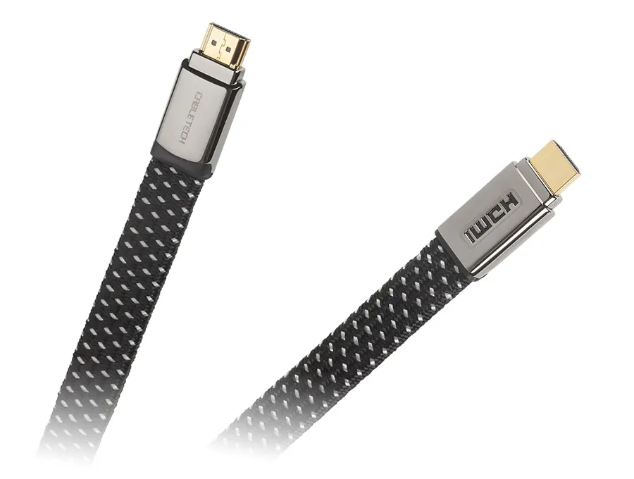 KPO3830 HDMI - HDMI kábel, lapos kialakítás, Cabeltech Platinum Edition 1,8m