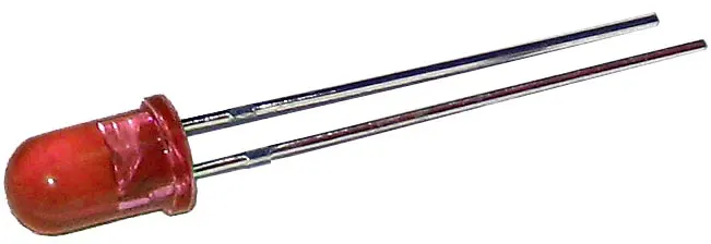 LED5001 LED dióda 5mm piros 3V