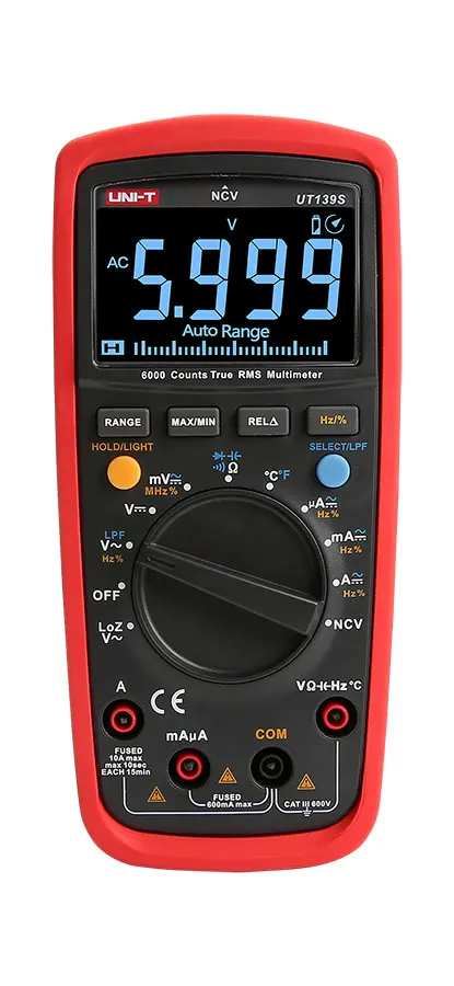 MIE0361 Univerzális mérőműszer, UNI-T UT139S (TRUE RMS)