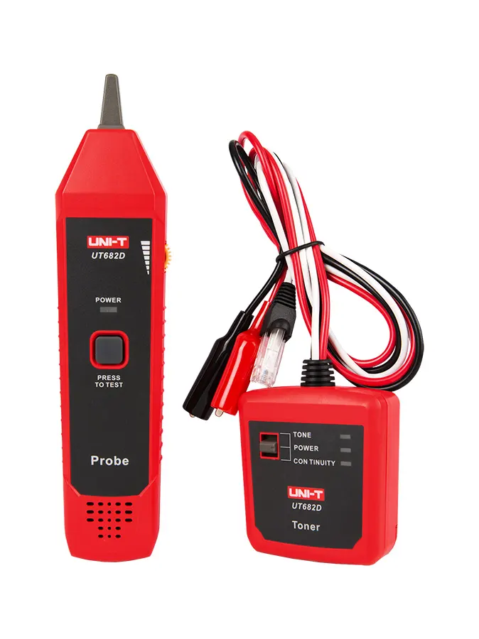 MIE0374 Kábel teszter és kábel kereső (RJ11 és krokodilcsipesszel) UNI-T UT682D