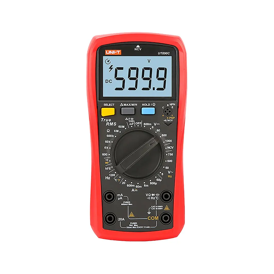 MIE0398 Univerzális mérőműszer, UNI-T UT890C NCV (TRUE RMS)