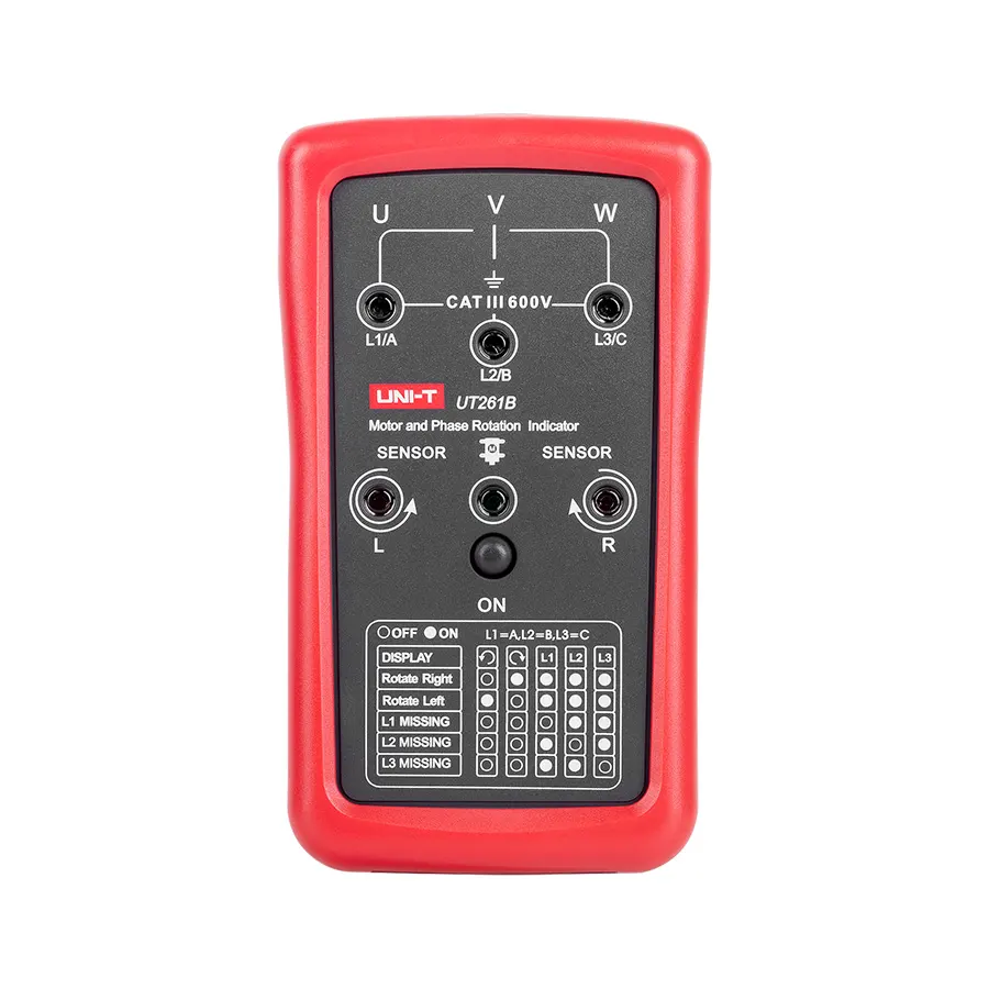MIE0414 Fázis sorrend és motor forgásirány teszter UNI-T UT261B