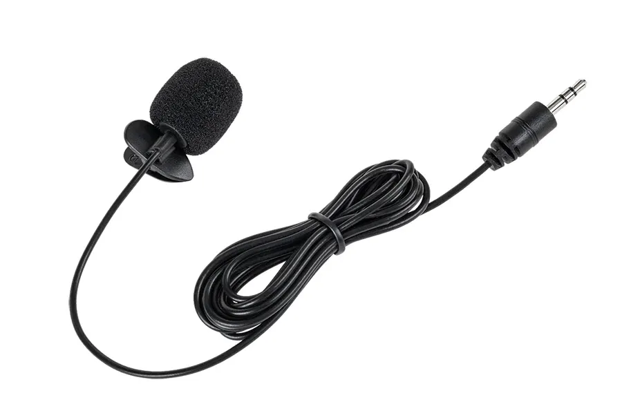 MIK0039 Csíptetős mikrofon 2m kábellel