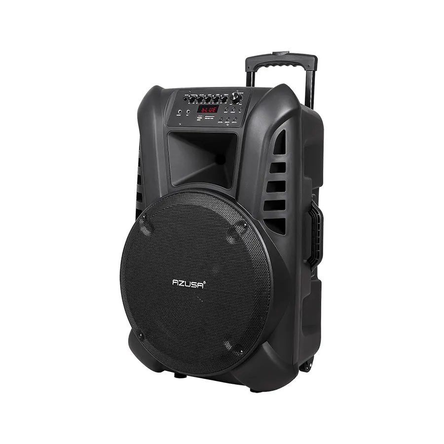 MIK0134EU Hordozható aktív hangfal,15coll 60W,USB/SD/BT/AUX/FM/MIC
