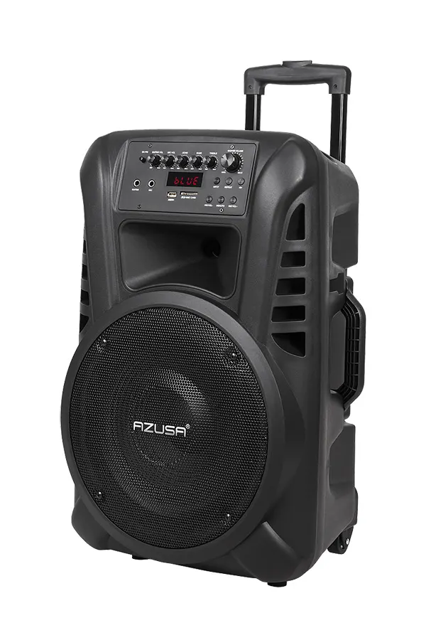 MIK0135EU Hordozható aktív hangfal,12coll 40W,USB/SD/BT/AUX/FM/MIC