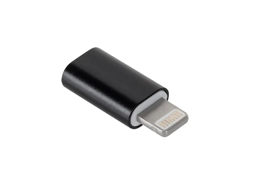 ML0851B Átalakító, Micro USB aljzat - lightning dugó iPhone/iPad-hez
