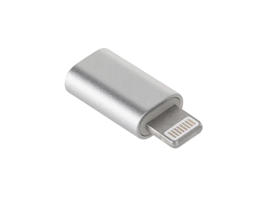 ML0851W Átalakító, Micro USB aljzat - lightning dugó iPhone/iPad-hez