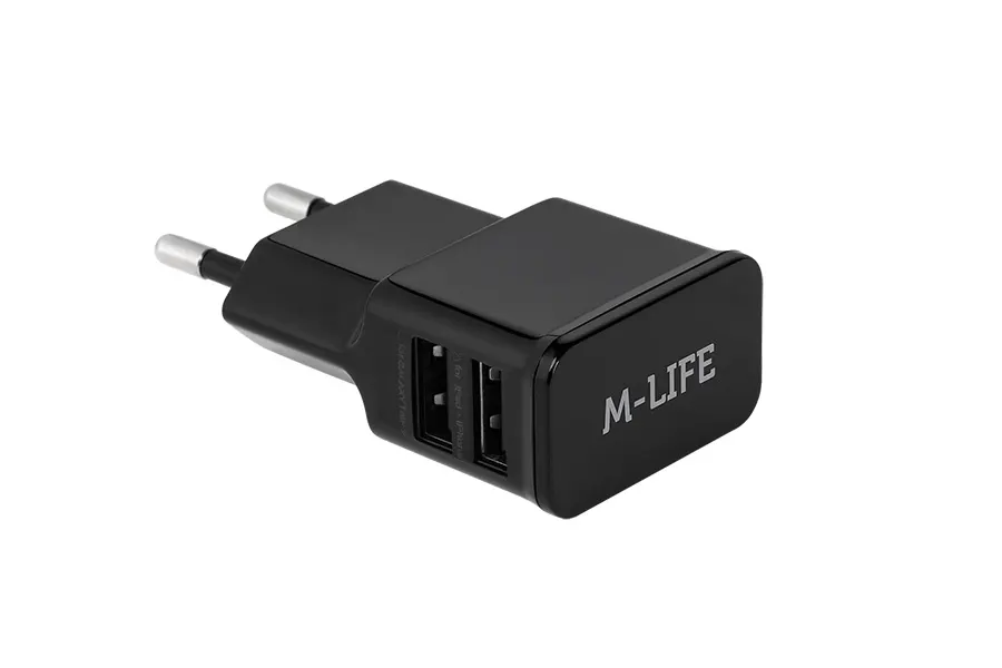 ML0951 USB hálózati töltő, DUAL 5V 2A REBEL