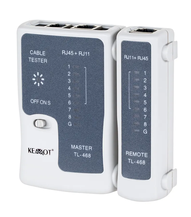 NAR0167 Kábelteszter, telefon RJ11 és UTP RJ45