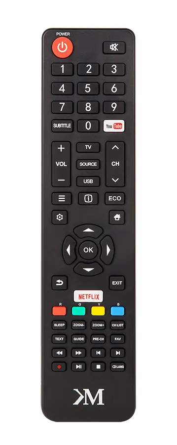 PIL0357 Távirányító Krüger&Matz FHD/UHD SMART TV-hez (NETFLIX)