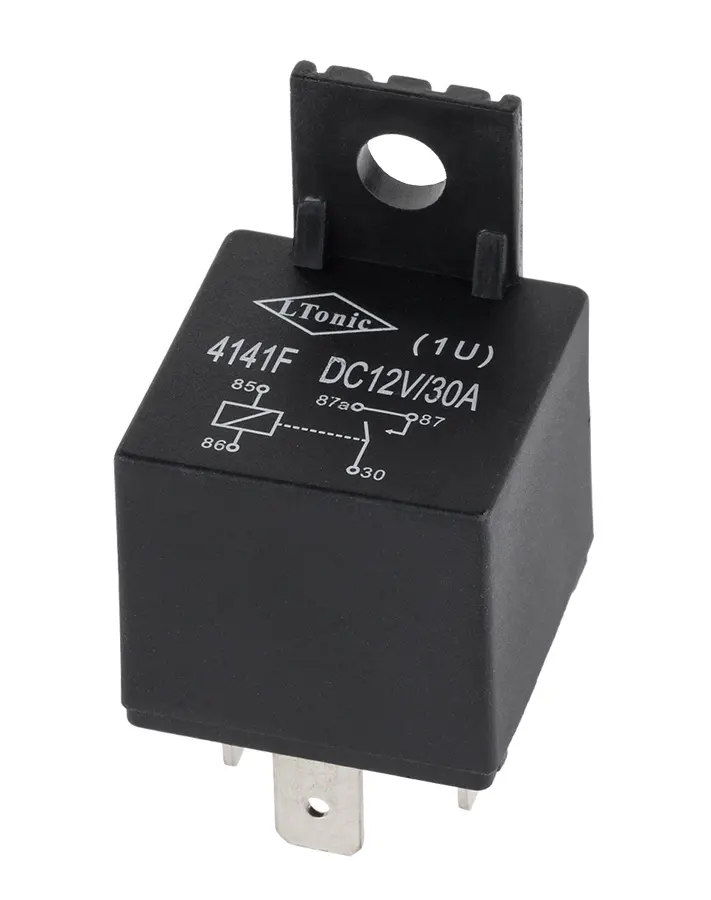 PRE0005 Autós relé LR4141 12V 5PIN 30A