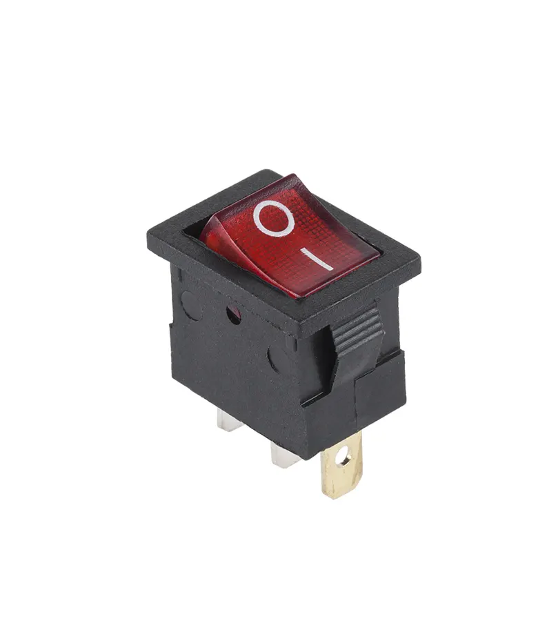 PRK0020B Billenőkapcsoló kétállású, ON-OFF, piros, 12V 15A, MK1011