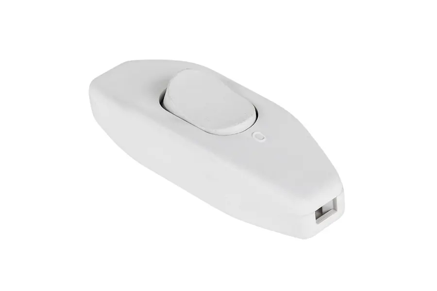 PRK0102 Hálózati kapcsoló kétállású ON-OFF,fehér 250V 2,5A