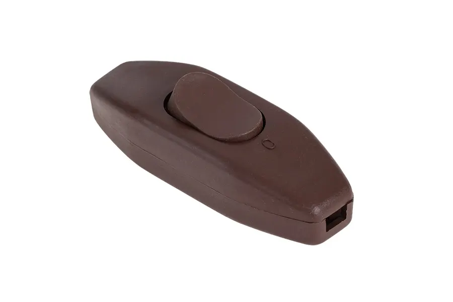 PRK0104 Hálózati kapcsoló kétállású On-OFF, barna 250V 2,5A
