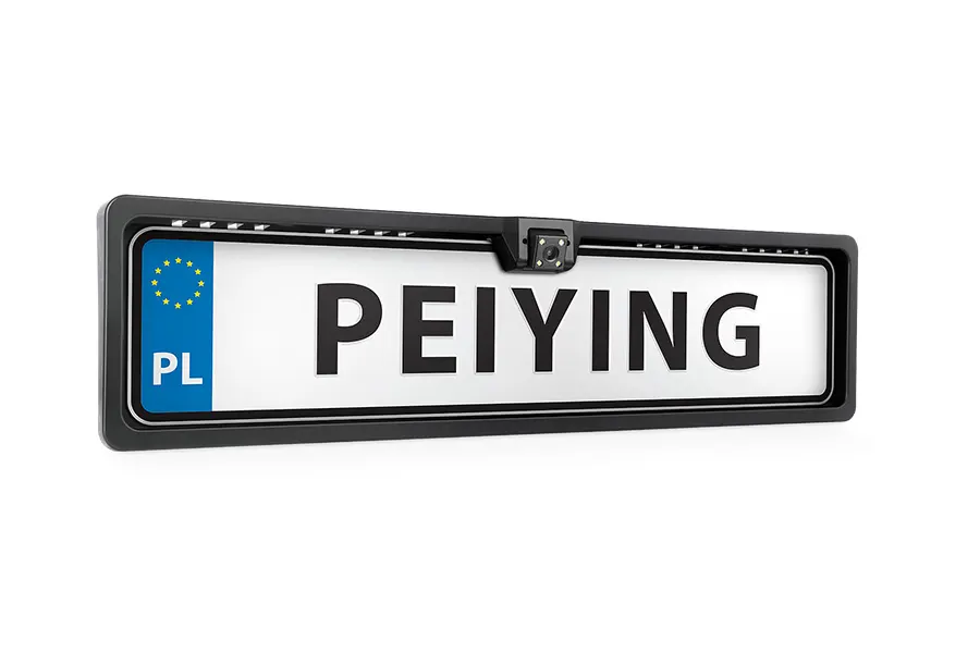 PY0105N Rendszámtábla keretbe épített tolatókamera (IR) PEIYING