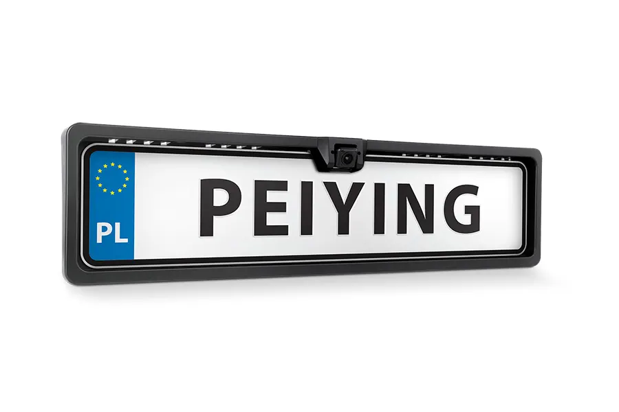 PY0105 Rendszámtábla keretbe épített tolatókamera PEIYING