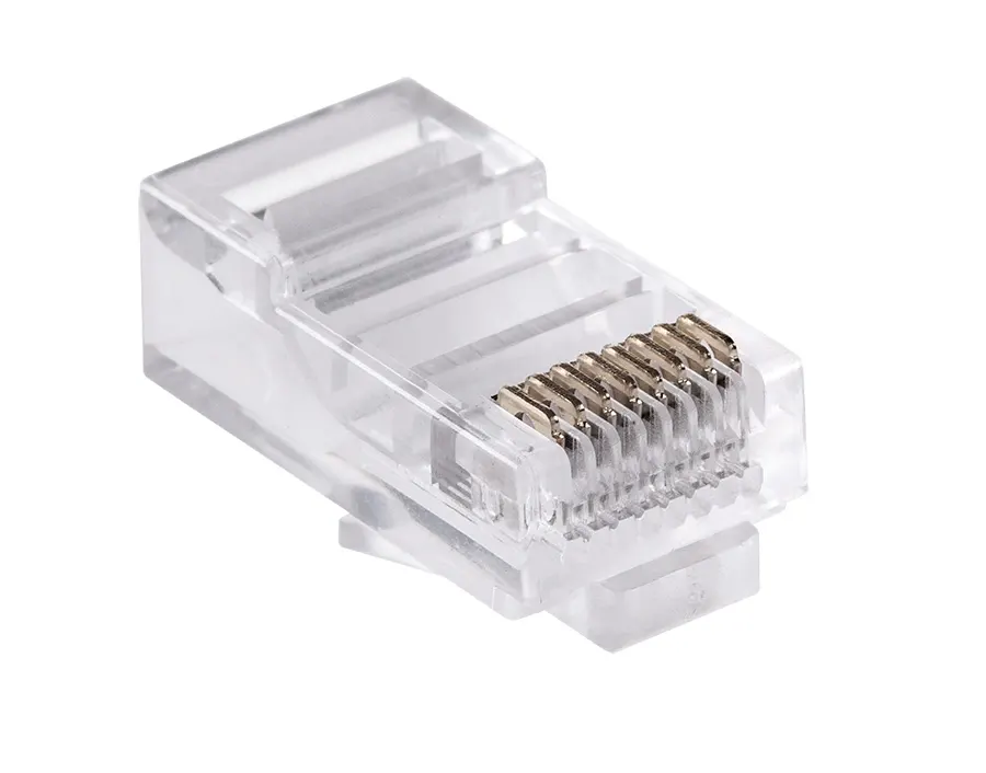 TEL0004-1 Krimpelhető UTP dugó, RJ45 8P8C, tömör vezetékre