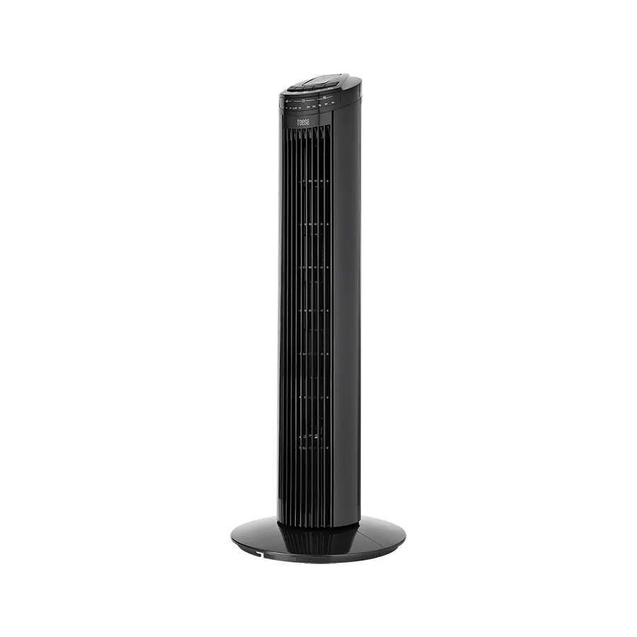 TSA8032 Oszlop ventilátor távirányítóval, fekete színű 74cm 50W