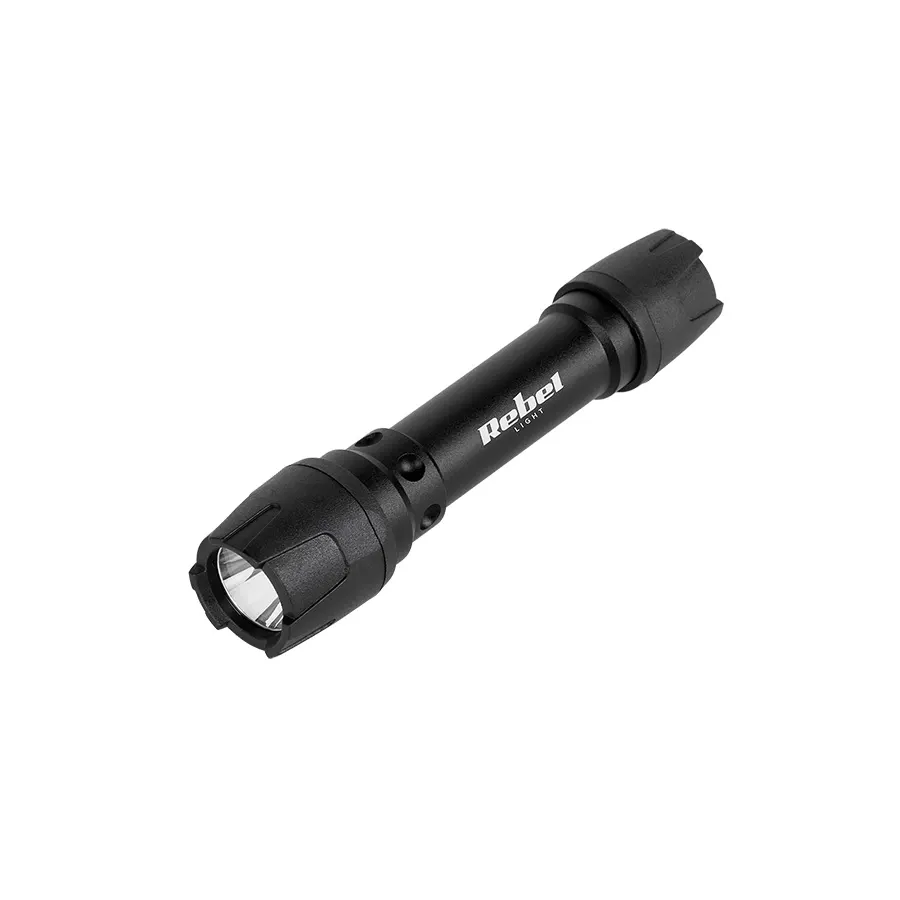 URZ0903 Vízálló 3W LED zseblámpa, fekete színű VIPOW
