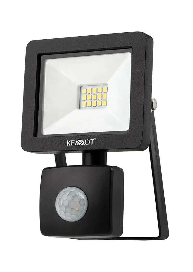 URZ3476 Mozgásérzékelős LED Reflektor 10W(15x2835SMD) 4000k 800lm