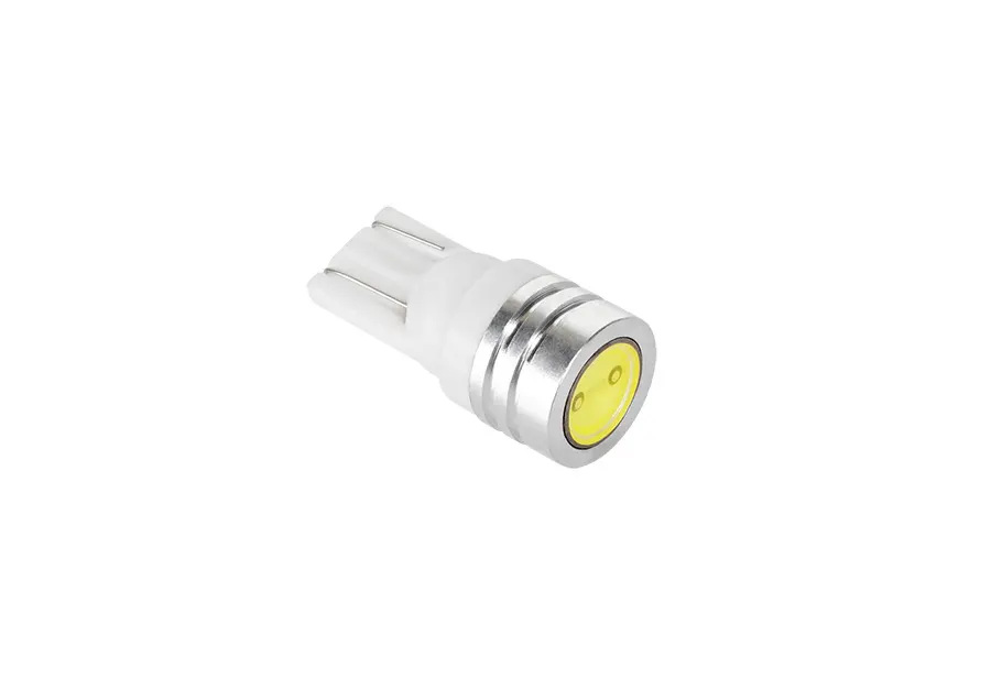 ZAR0300 Autós LED izzó, T10, COB LED 1W 2db/cs.