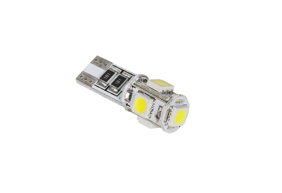 ZAR0380 Autós LED izzó T10 CANBUS, 5x5050SMD