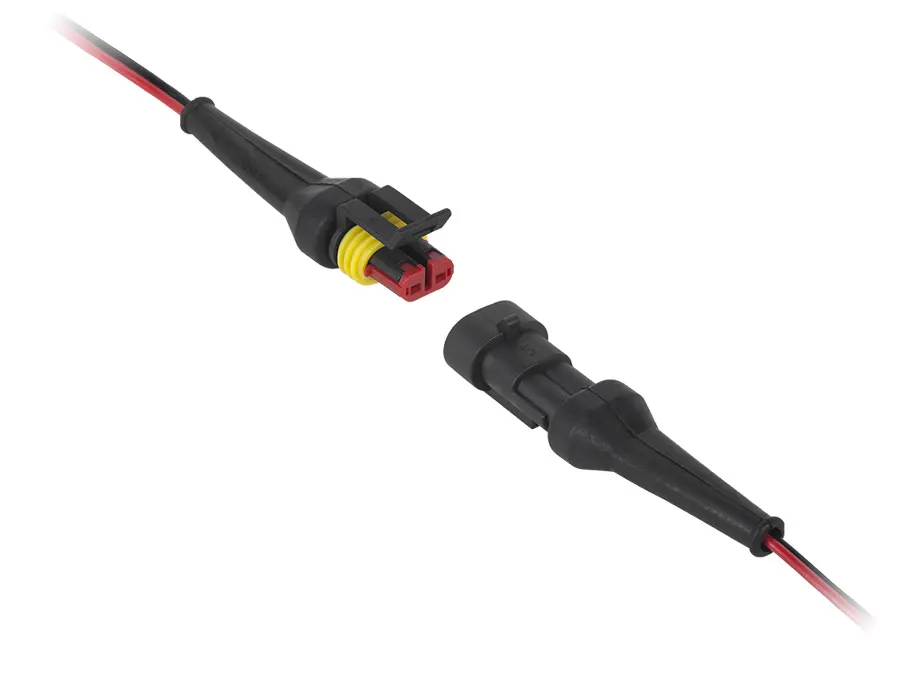 ZLA0895 Hermetikus csatlakozó autóba 15cm vezetékkel 2x