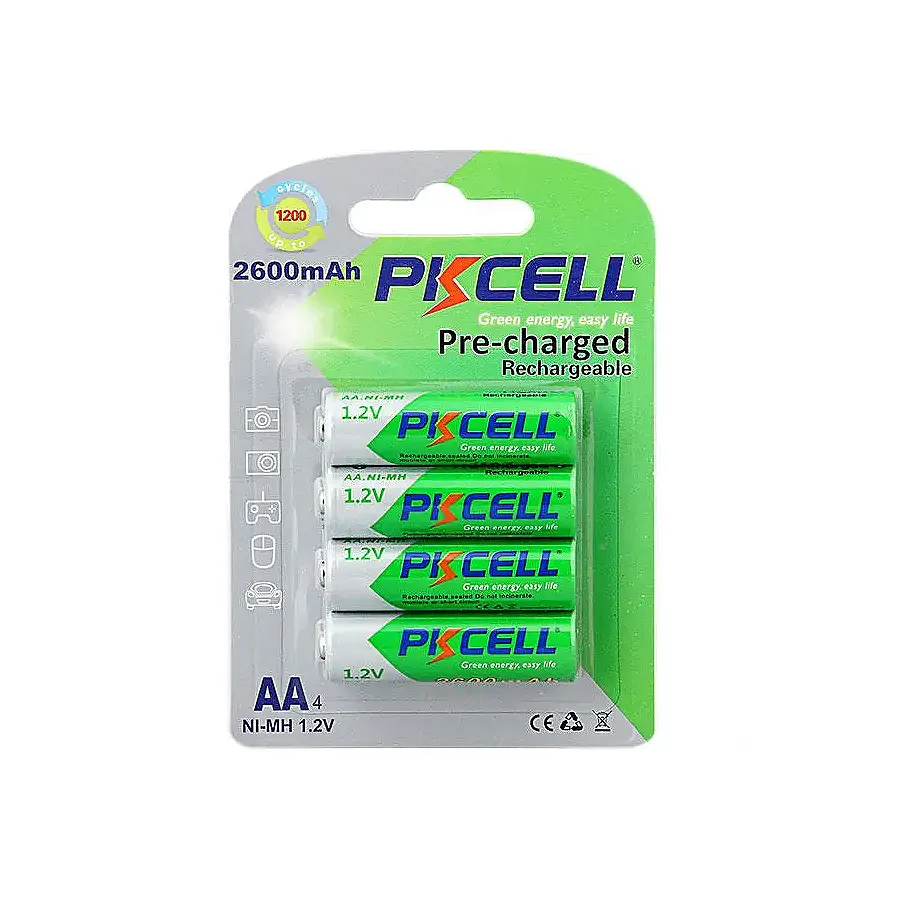 BAT-PK11 PKCELL Ni-Mh Akkumulátor AA 2600mAh 4db/bliszter