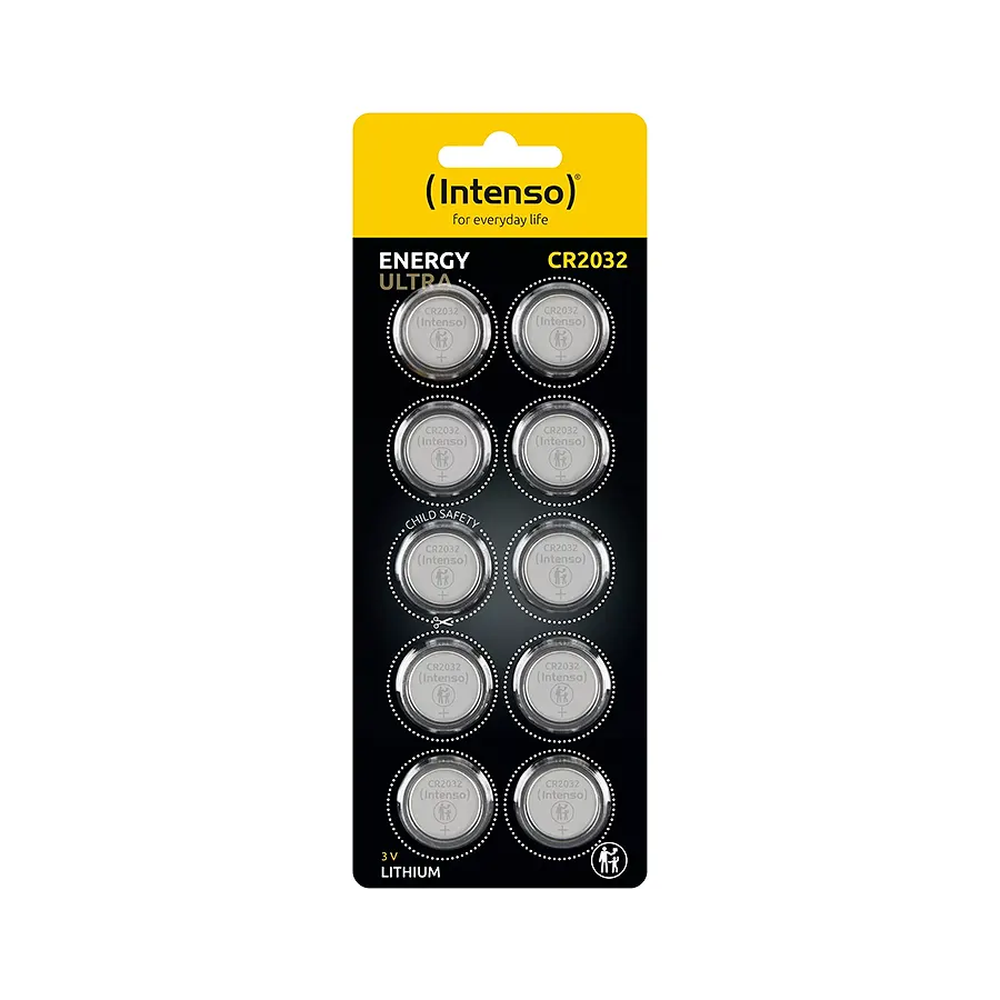 Intenso CR2032 3V líthium gombelem, 10db/bliszter