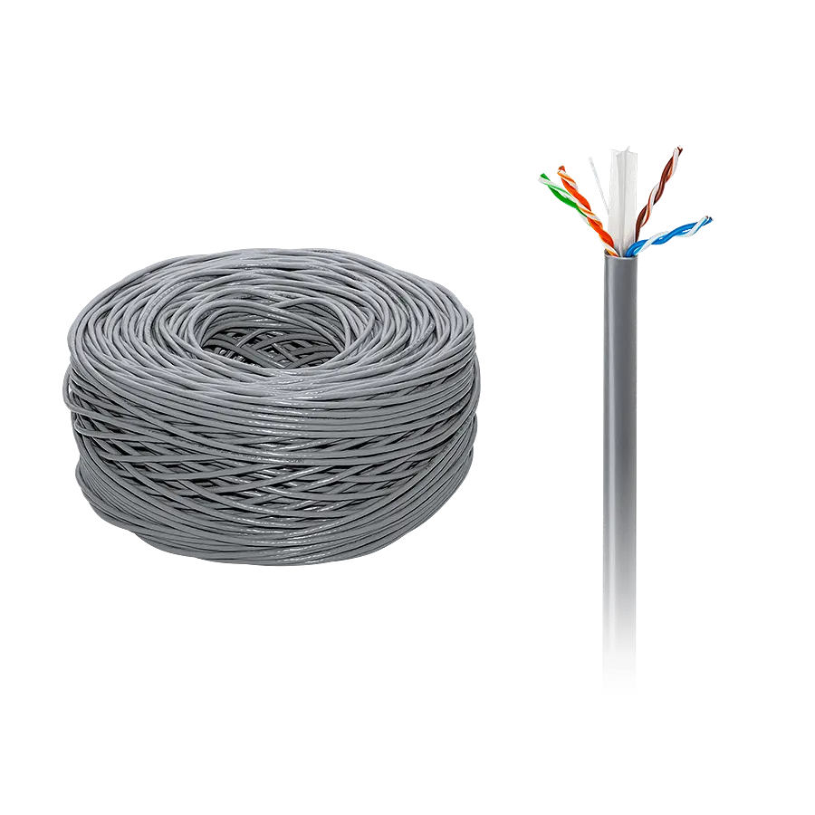 KAB0111 Cabletech réz UTP kábel, tömör, CAT6e, 305m/tekercs, ár/m