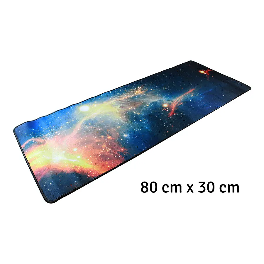 KOM0403A-4 GAMER egérpad, világűr mintával 800x300mm