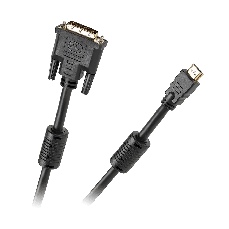 KPO3701-3 DVI - HDMI kábel, DVI dugó - HDMI dugó, 3m