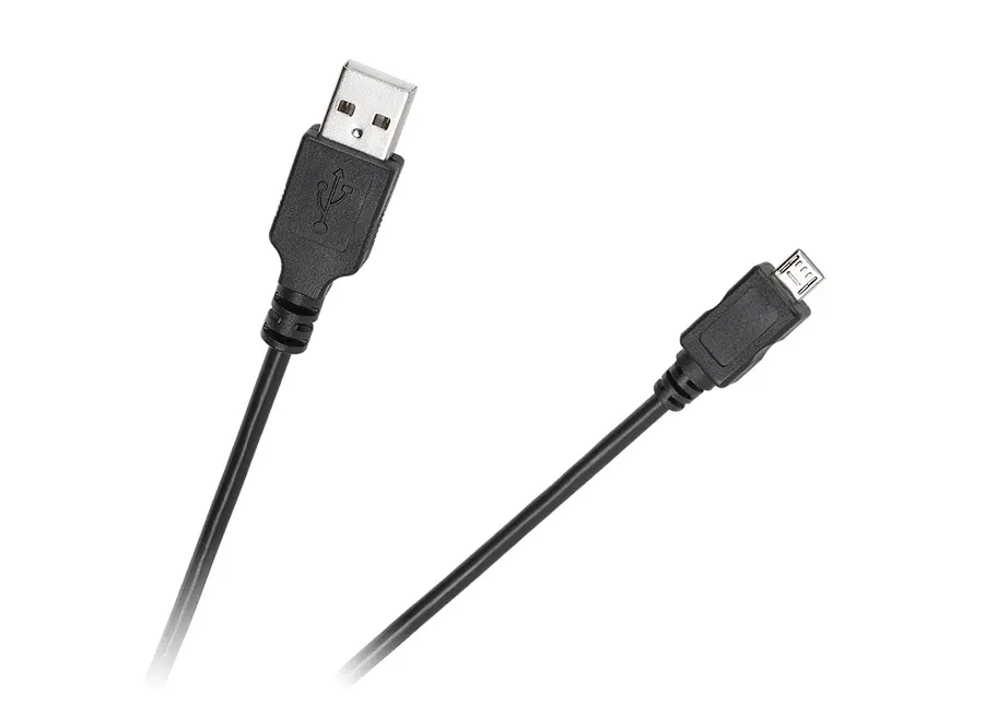 KPO3874-1,8 USB kábel, USB dugó - micro USB dugó, 1,8m