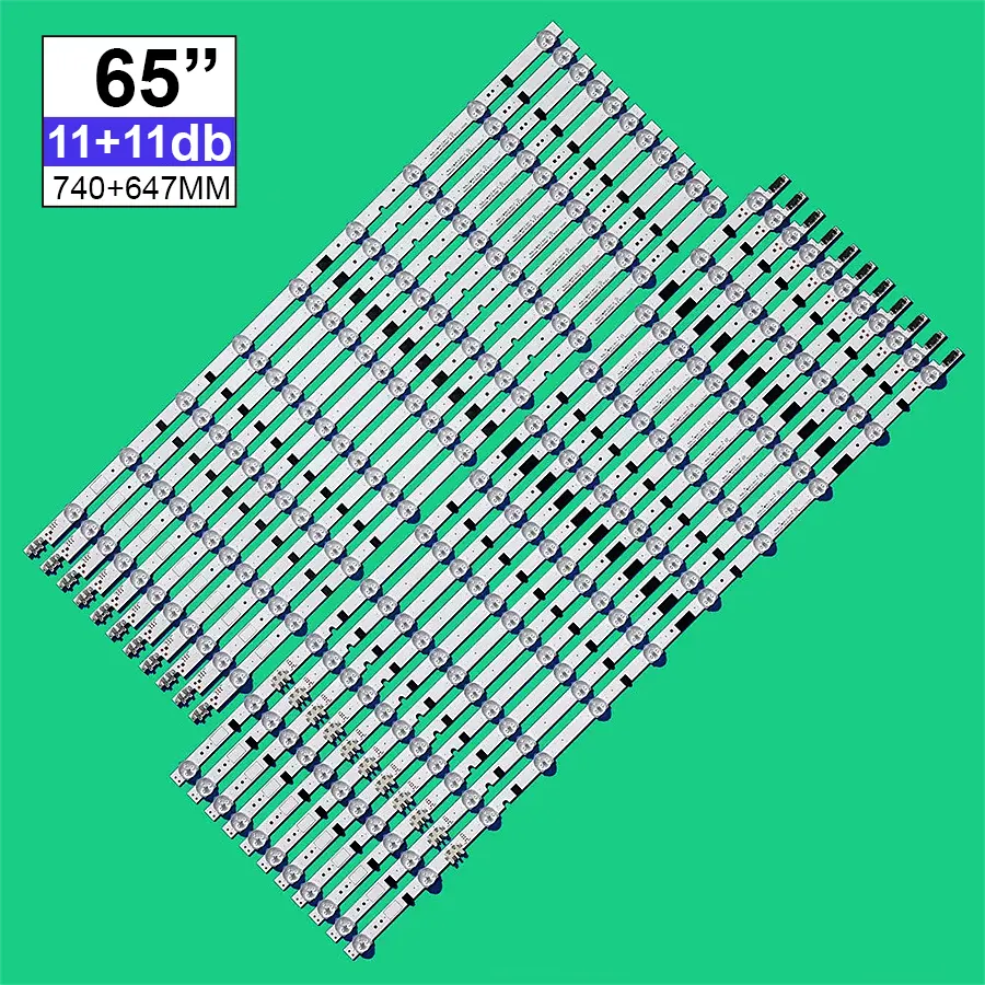 Háttérvilágítás Samsung 65coll 11+9LED 3V D2GE-650SC 22db/csomag - Jet ...