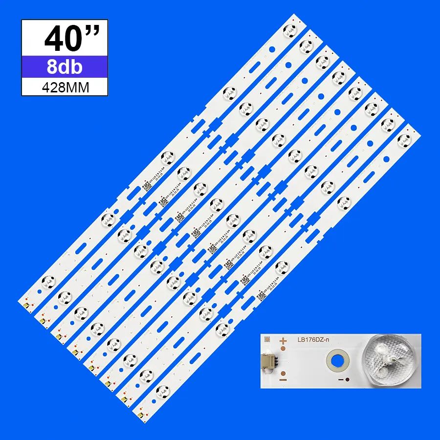 LED-TV123 Háttérvilágítás SAMSUNG 40coll LED TV-be, 5LED, 8db/csomag