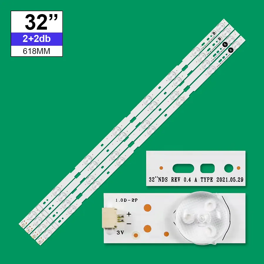 LED-TV208 Háttérvilágítás LG / SONY 32coll LED TV-be 8LED 4db/cs (2A+2B)