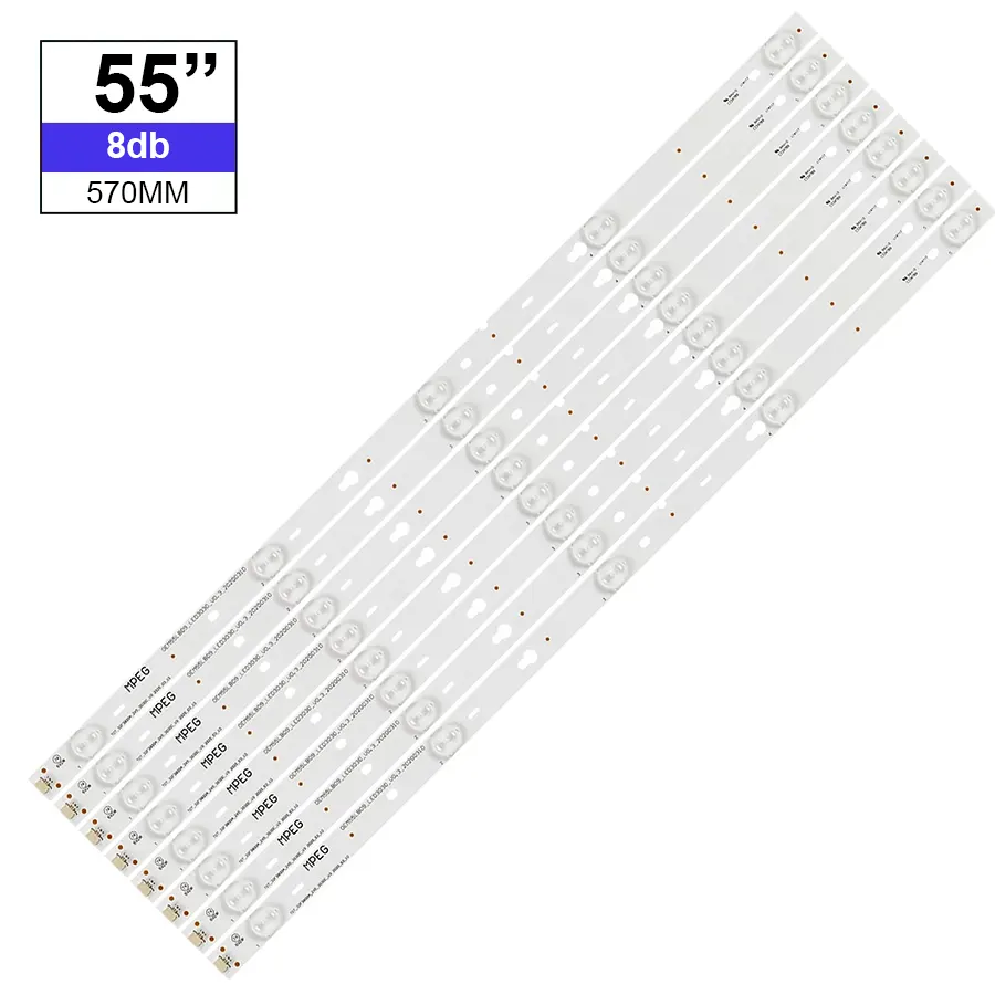 LED-TV260 Háttérvilágítás TCL 55coll LED TV-be 5LED 6V 8db/cs