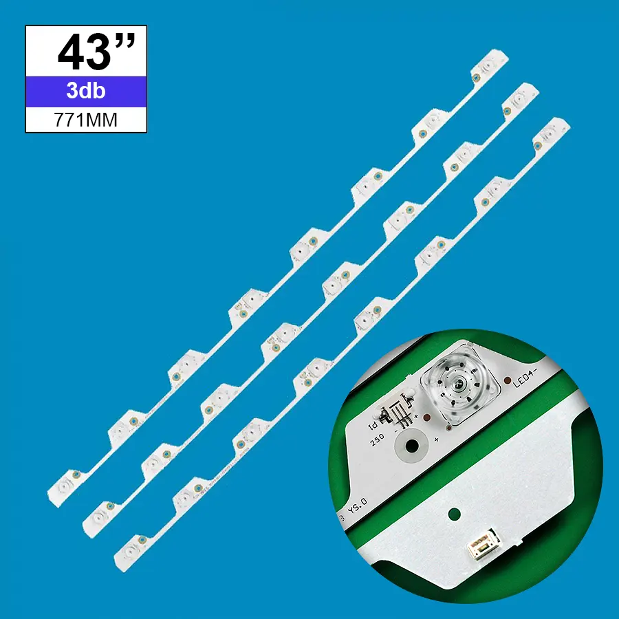 LED-TV324 Háttérvilágítás TCL 43coll LED TV-be 8LED 3db/cs