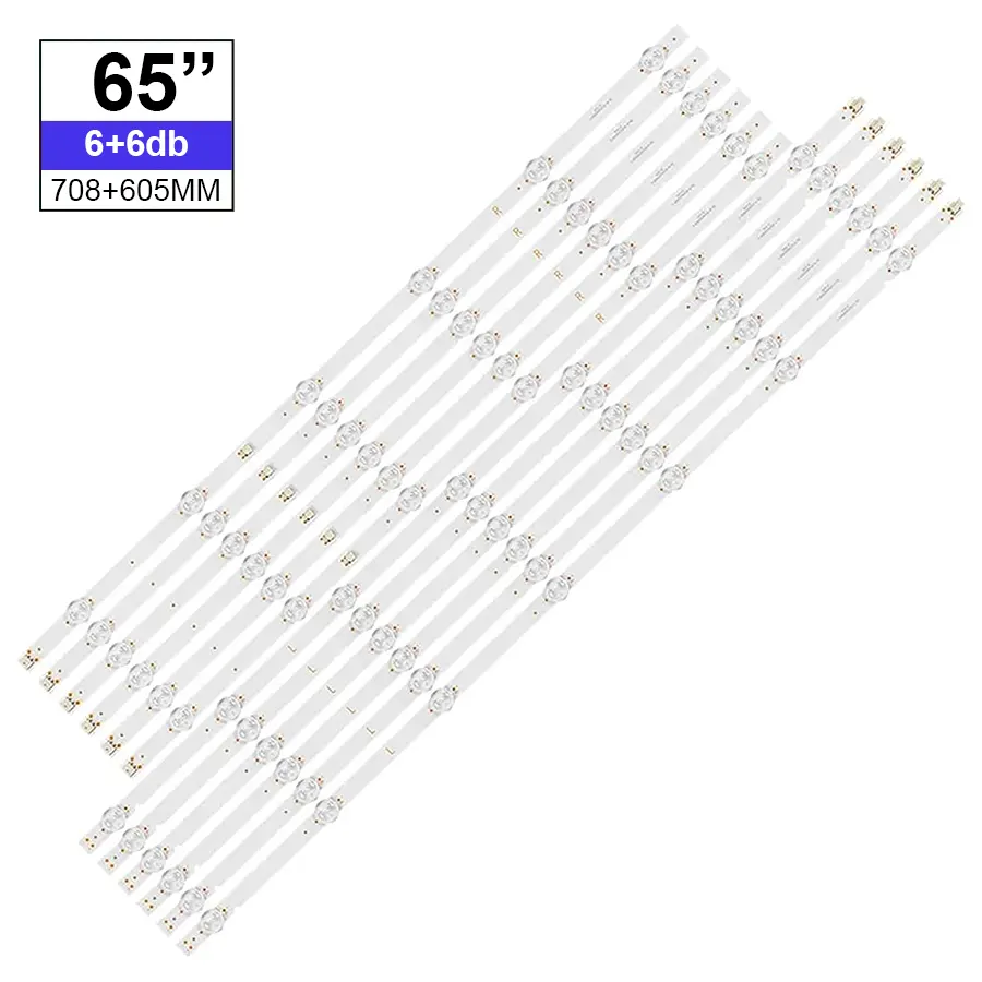 LED-TV636 Háttérvilágítás Sony 65coll LED TV-be, 7+6LED 3V, 12db/csomag (6R+6L)