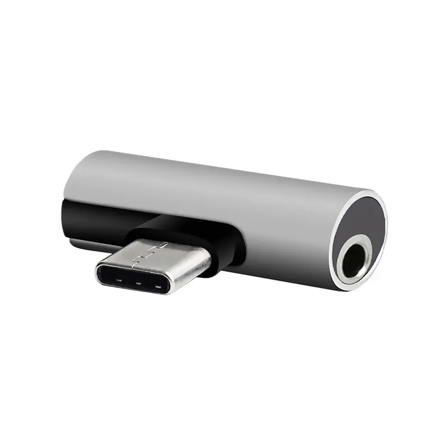 M0773 Type-C Audio adapter, Type-C dugó - 3,5mm jack aljzat és Type-C aljzat