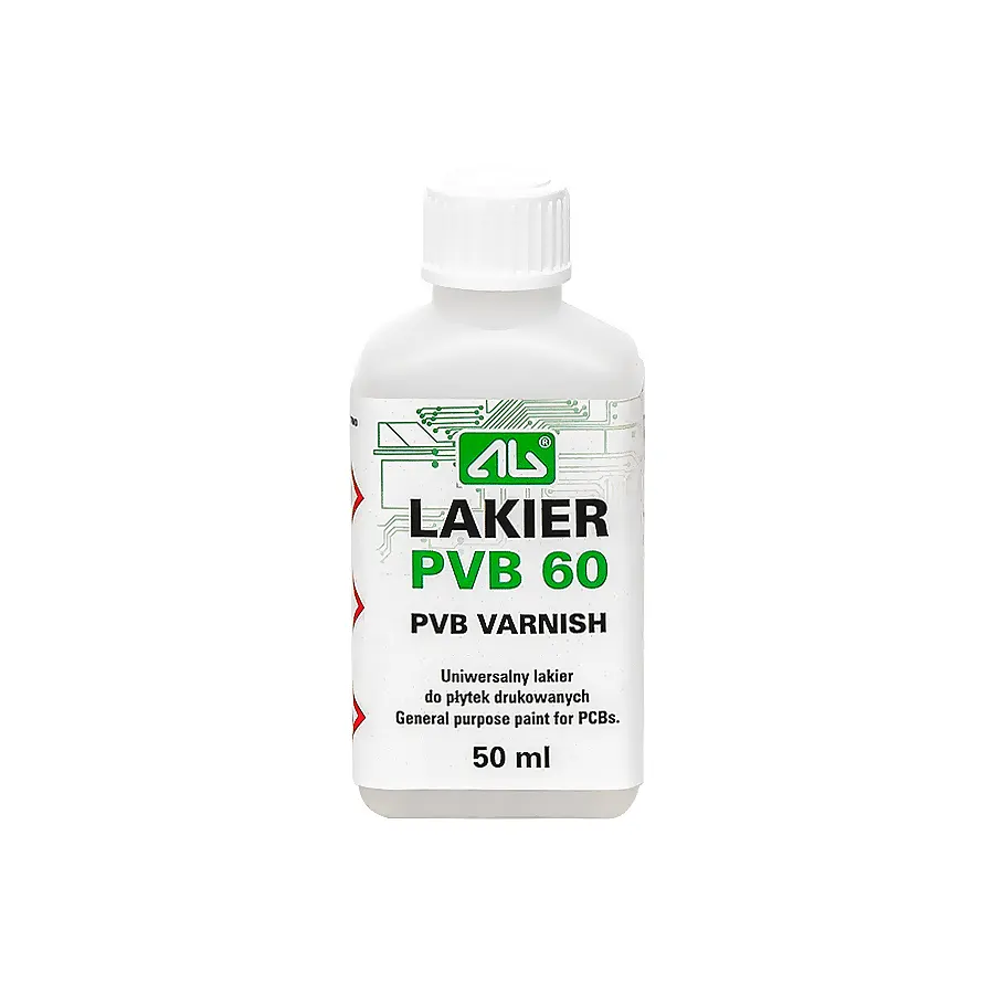 Nyomtatott áramkör lakk, PVB 60, 50ml AG