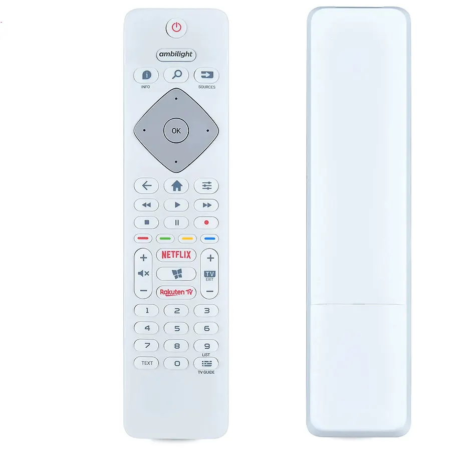 PIL6451 398GR10WEPHN0000BC PHILIPS Smart TV távirányító, eredeti, fehér