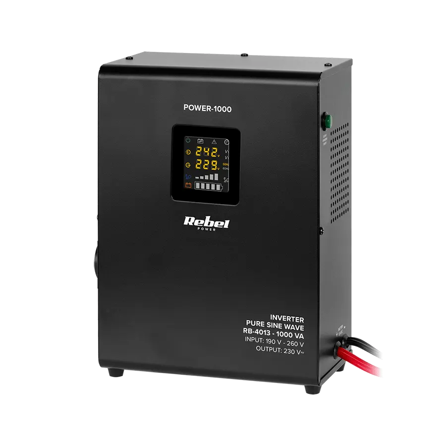 RB-4013 Szinuszos szünetmentes tápegység 12V 1000VA/700W (akkumulátor nélkül)