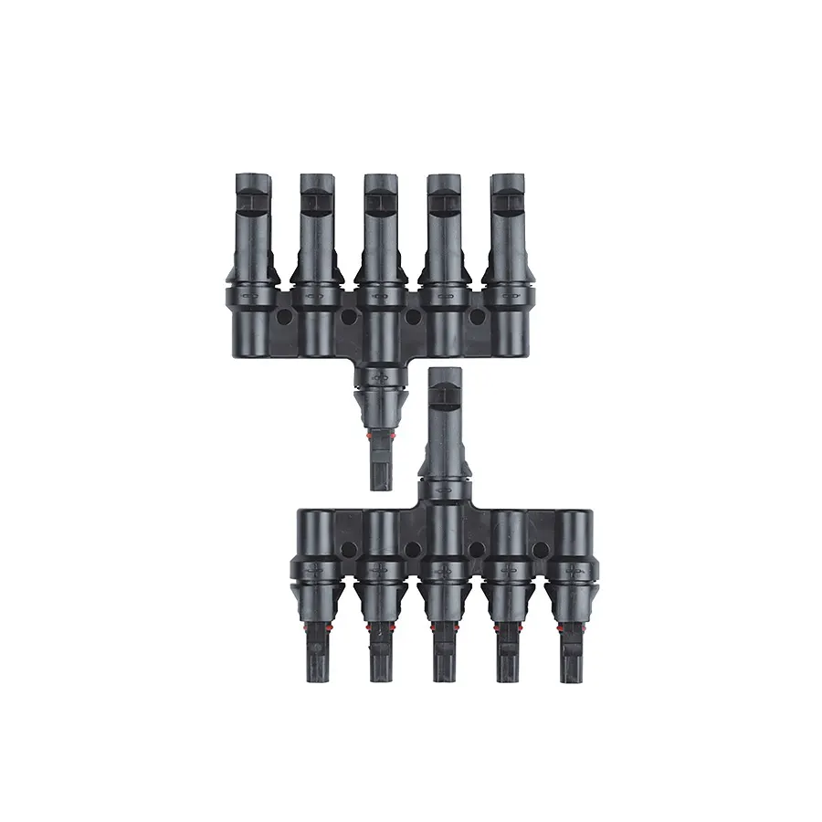 SOL0018 MC4 adapter, szolár panel közösítő x5, 1PÁR